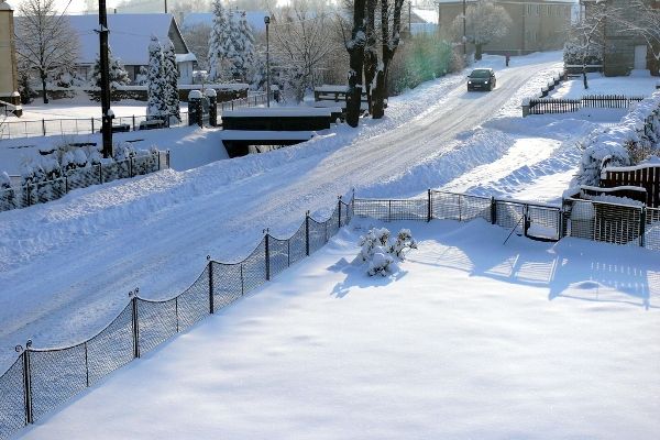 Zasněžené silnice na Vysočině | Foto: David Sedláček