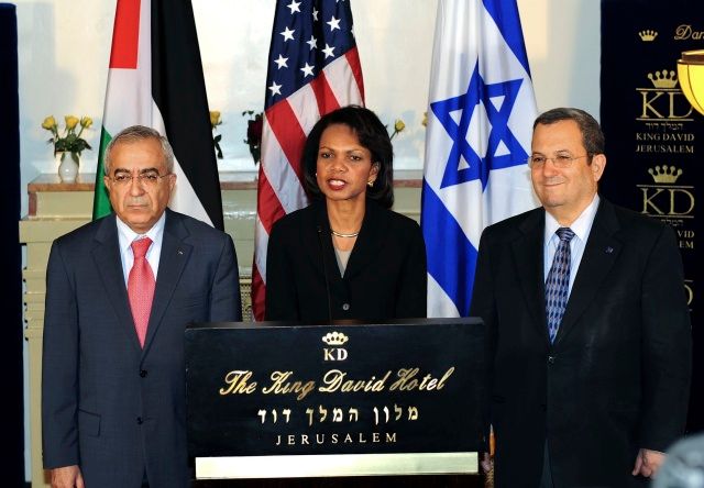 Fajád, Riceová, Barak (zleva). | Foto: Reuters