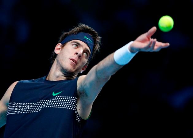 Juan Martin Del Potro v utkání s Fernandem Verdaskem. | Foto: Reuters