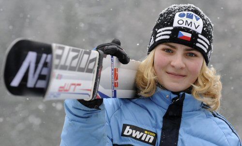 Michaela Doleželová, česká skokanka na lyžích. | Foto: ČTK