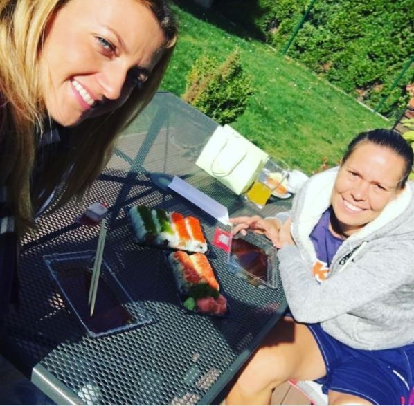 Petra Kvitová a Lucie Hradecká | Foto: instagram.com