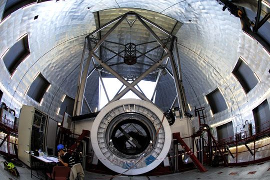 Nachází se v observatoři Roque de Los Muchachos na ostrově Palma. Páteční inauguraci bude předsedat španělský královský pár a zúčastní se jí dalších 500 hostů. | Foto: Ángel L. Aldai