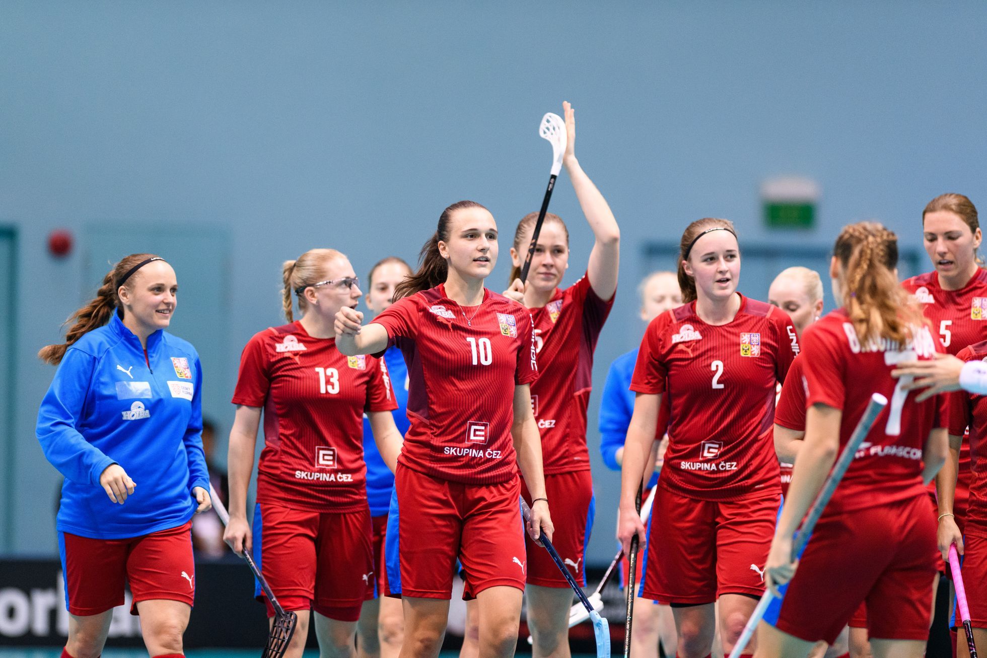 Czech floorball players entered the World Championship in Singapore with a 9:3 victory over Poland