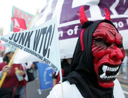 WTO - protest | Foto: Reuters