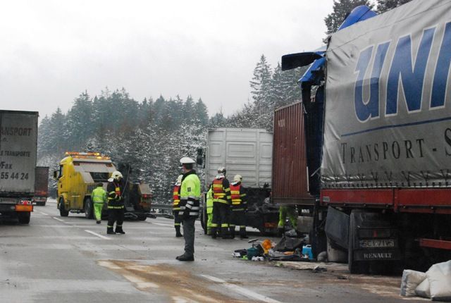 Informační tabule na D1 | Foto: Radek Pecák