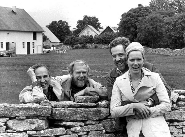 Foto: Ingmar Bergman, Sven Nykvist, Erland Josephson a Liv Ullmanová