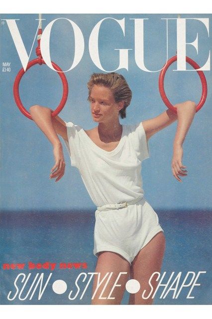 Květen 1983 a tehdy oblíbená americká modelka Bonnie Berman. | Foto: Vogue