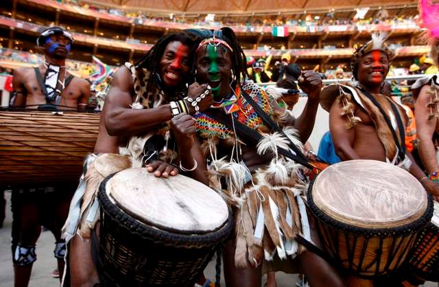 Zahajovací ceremoniál. | Foto: Reuters