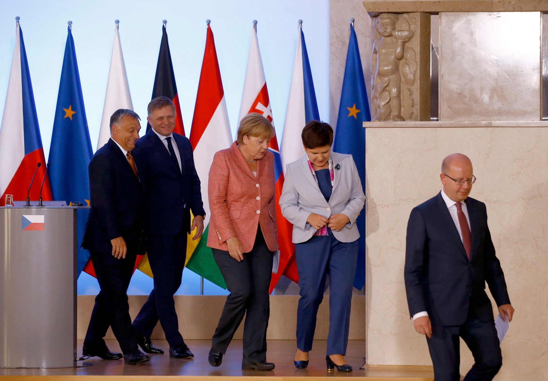 Политика в ряде европейских стран. Саммит Польши Чехии и Словакии.
