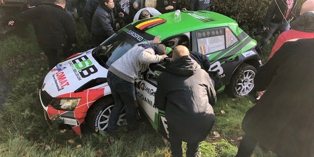 Condroz Rally, úmrtí, Škoda Fabia R5 | Foto: Twitter