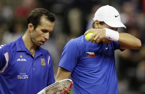 Radek Štěpánek a Tomáš Berdych | Foto: Sport