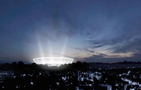 Takhle má vypadat Slezský stadion v Chorzowě v roce 2010. | Foto: Václav Rojík, skyscrapercity