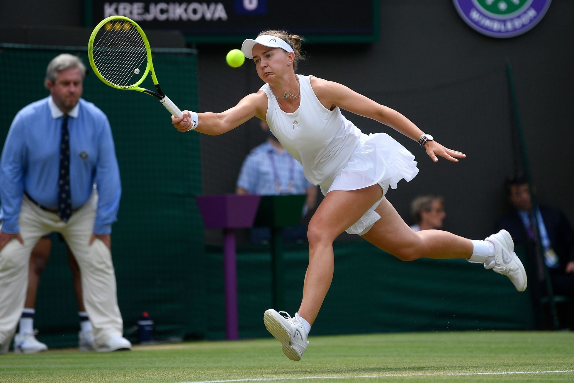 It just didn’t work out, Krejčíková said after the eight-final defeat at Wimbledon