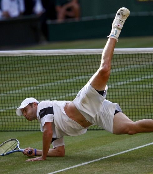 Andy Roddick hrál velice obětavě | Foto: Sport