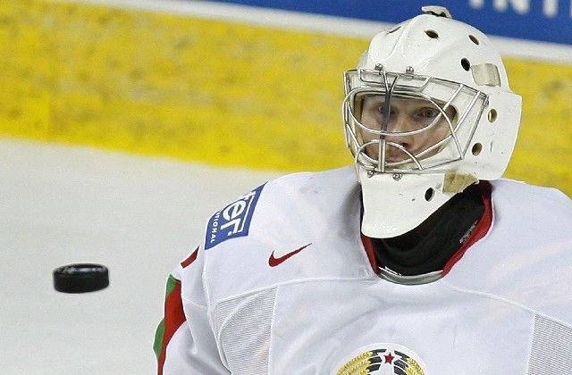 Běloruský brankář Vitalij Koval byl hrdinou zápasu proti Rusku, podobný výkon předvedl i proti Česku. | Foto: Reuters