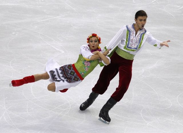 Ukrajinský pár Verbillo - Zadarnožiuková. | Foto: Reuters