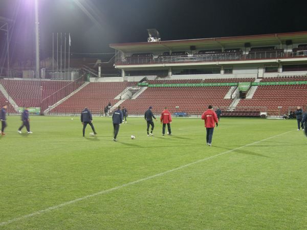 Sparta trénuje v rumunské Kluži na utkání evropské ligy. | Foto: Aktuálně.cz