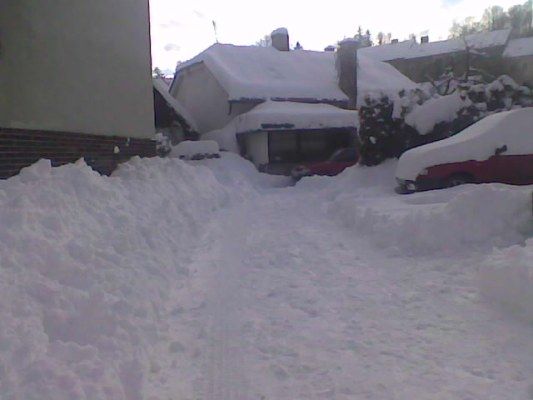 Takto vyfotila čtenářka Aktuálně.cz zimu v Jablonné nad Orlicí | Foto: jakri@centrum.cz