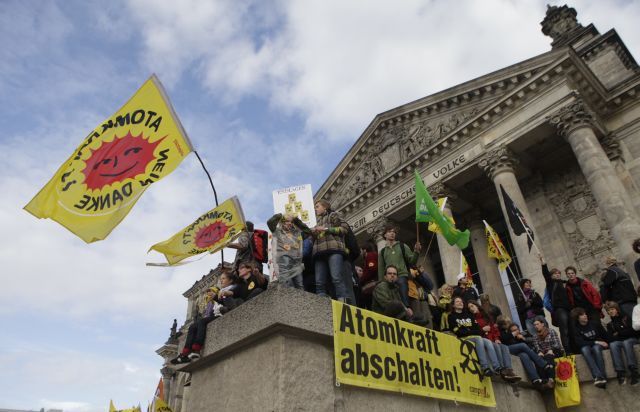 Protijaderný protest v Berlíně 2 | Foto: Reuters