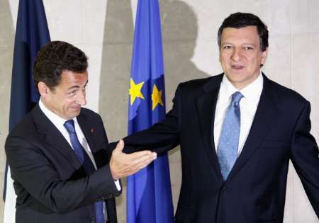 Sarkozy v Bruselu | Foto: Reuters