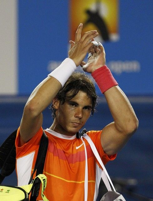 Rafael Nadal se loučí s fanoušky | Foto: Sport