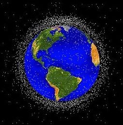 Obrazné znázornění odpadu na oběžné dráze. | Foto: NASA