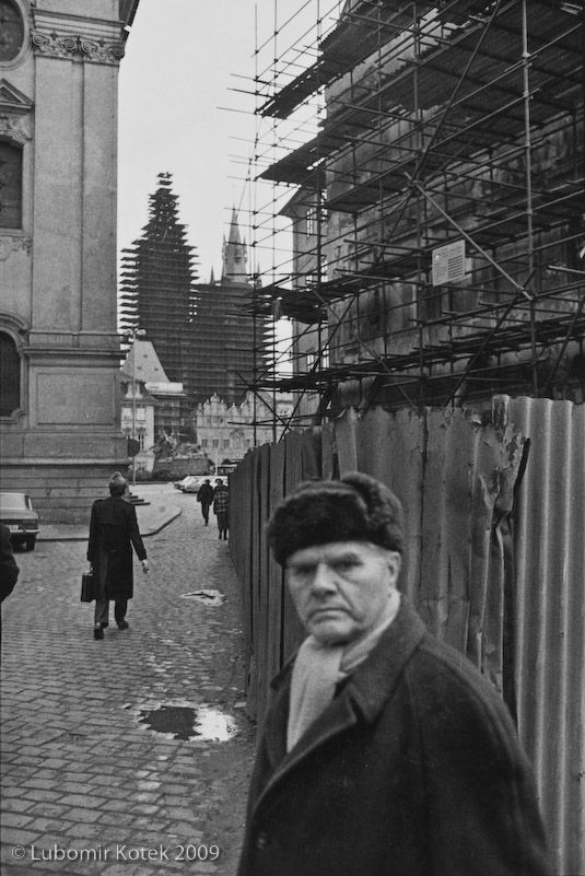 Tynsky chram, Praha- Stare mesto, 1982. | Foto: Lubomír Kotek