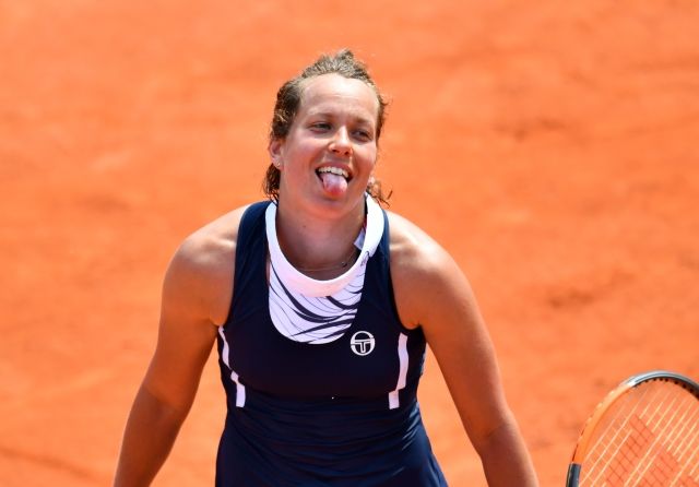 Barbora Strýcová v prvním kole French Open 2018 | Foto: ČTK