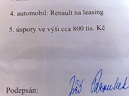 Předseda ČSSD Jiří Paroubek si v minulém roce pořídil Renaulta. | Foto: Aktuálně.cz