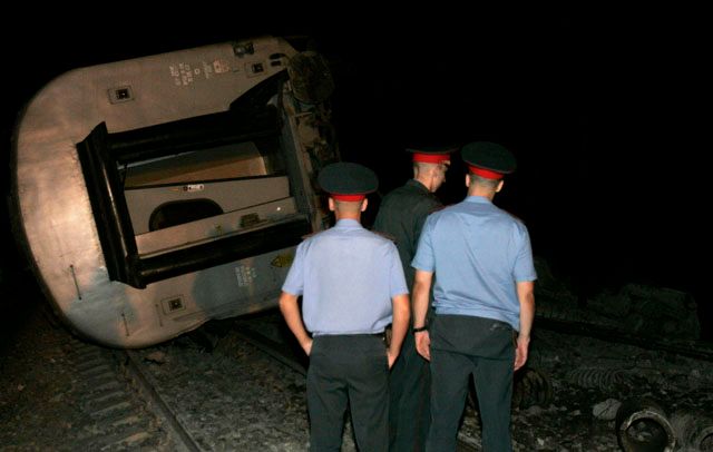 Vykolejený Něvskij Express | Foto: Reuters