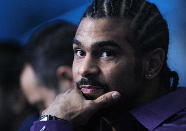 Na zápas e přišel podívat i nový mistr světa těžké váhy v boxu David Haye. | Foto: Reuters