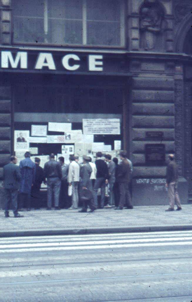 Národní třída v Praze, 28. srpna 1968 | Foto: Archiv Milana Vlčka