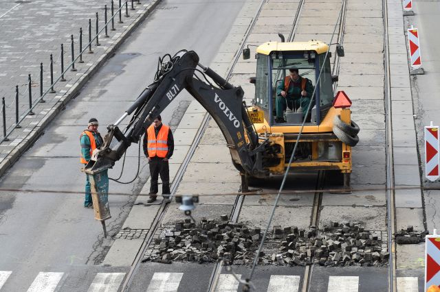 Stavební práce, ilustrační foto. | Foto: ČTK