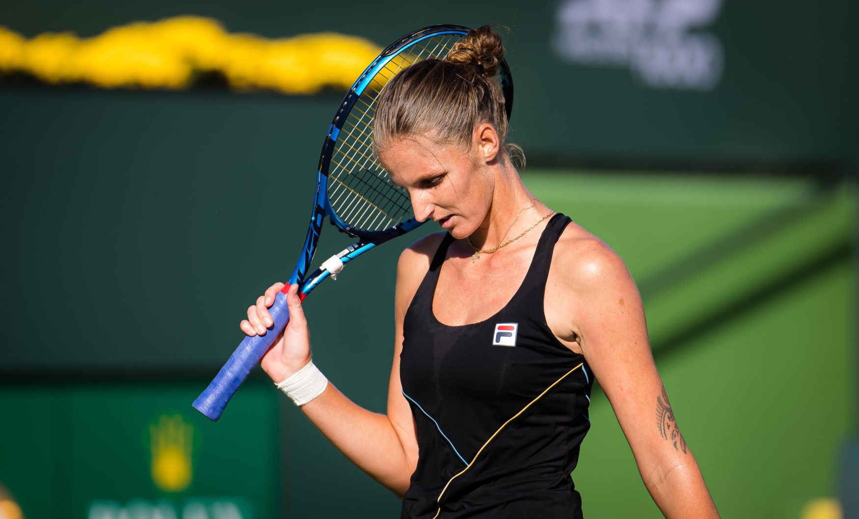 Czechs against each other.  Plíšková and Krejčíková are champions in the same group at the Tournament