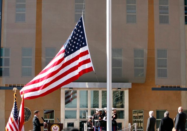 Inaugurace nové americké ambasády v Iráku | Foto: Reuters