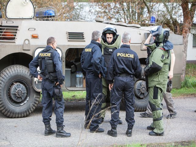 Do objektu má prozatím přístup pouze policie. | Foto: Policie ČR