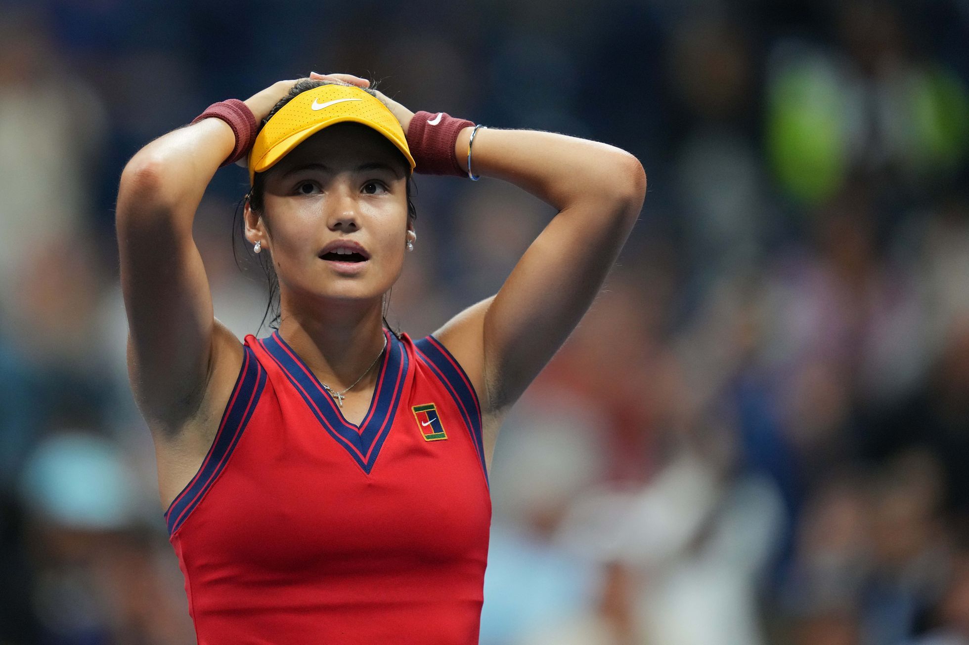 Sensation US Open Raducan gropes.  In Linz, she lost in the first round