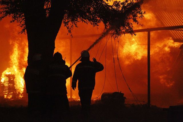 Plameny nedaleko Nižného Novgorodu. | Foto: Reuters