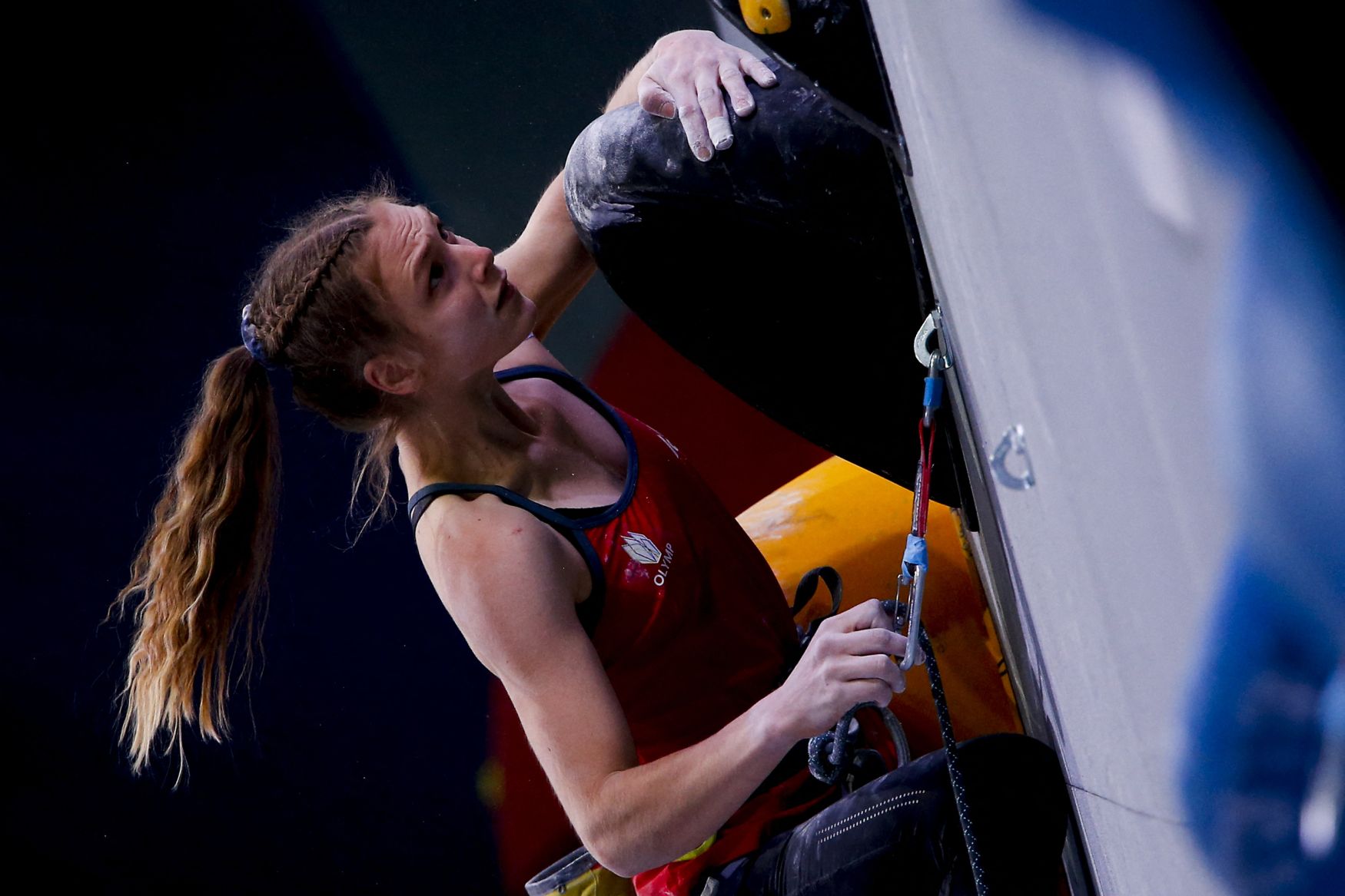 Not only Ondra shines in climbing.  Adamovská won the World Cup final at its premiere