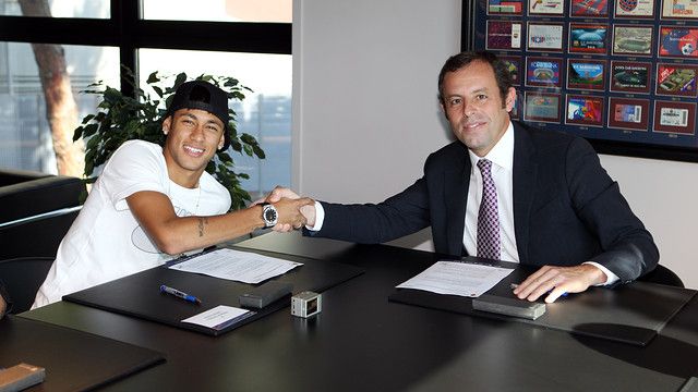 Nový hráč FC Barcelona - Brazilec Neymar | Foto: www.fcbarcelona.com