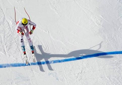 Hermann Maier při sjezdu na MS. Z Val d´Isere nakonec odjel bez medaile. | Foto: Reuters