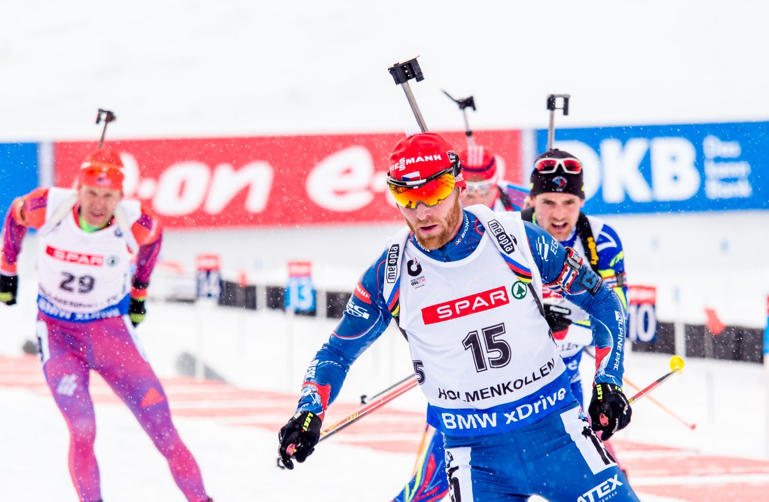 Le souverain Fourcade a remporté sa troisième médaille d’or aux Championnats du monde, Šlesingr a terminé douzième chez les combattants