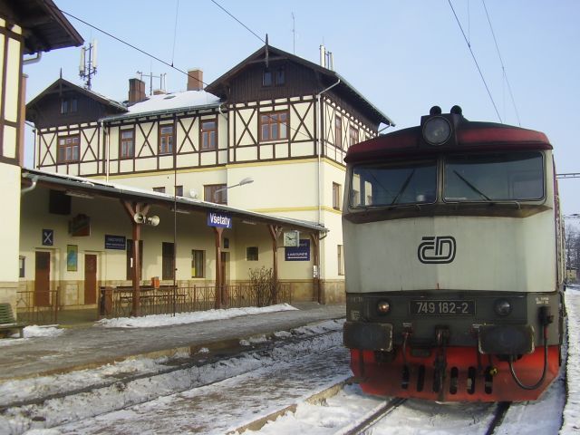 Nádraží ve Všetatech bylo před dvaceti lety svědkem jedné z nejbizarnějších akcí v historii StB. | Foto: Martin Novák