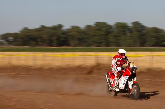 Jacek Czachor z Polska na trati Dakaru | Foto: Reuters