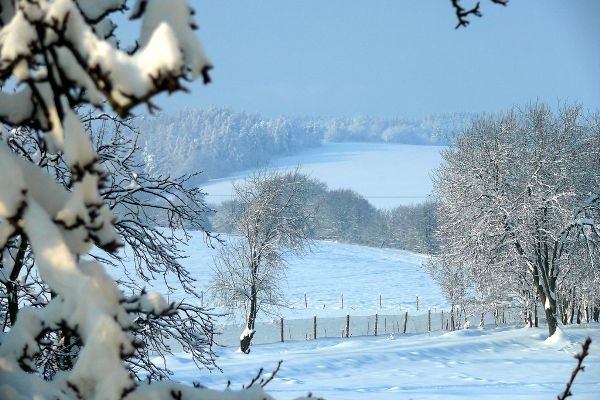 Zasněžená krajina na Vysočině | Foto: David Sedláček