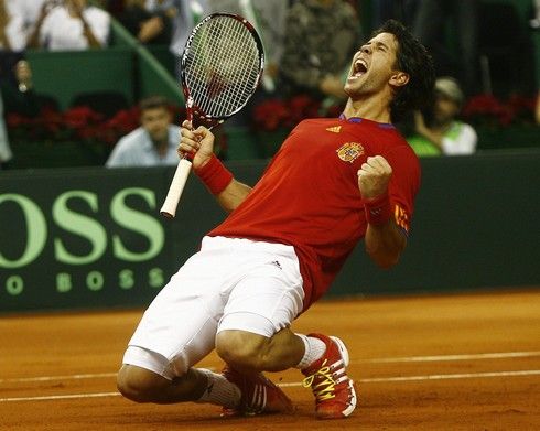 Fernando Verdasco se raduje | Foto: Ivo Pospíšil