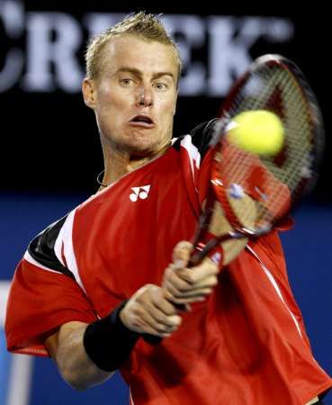 Její krajan Lleyton Hewitt dál postoupil. | Foto: Reuters