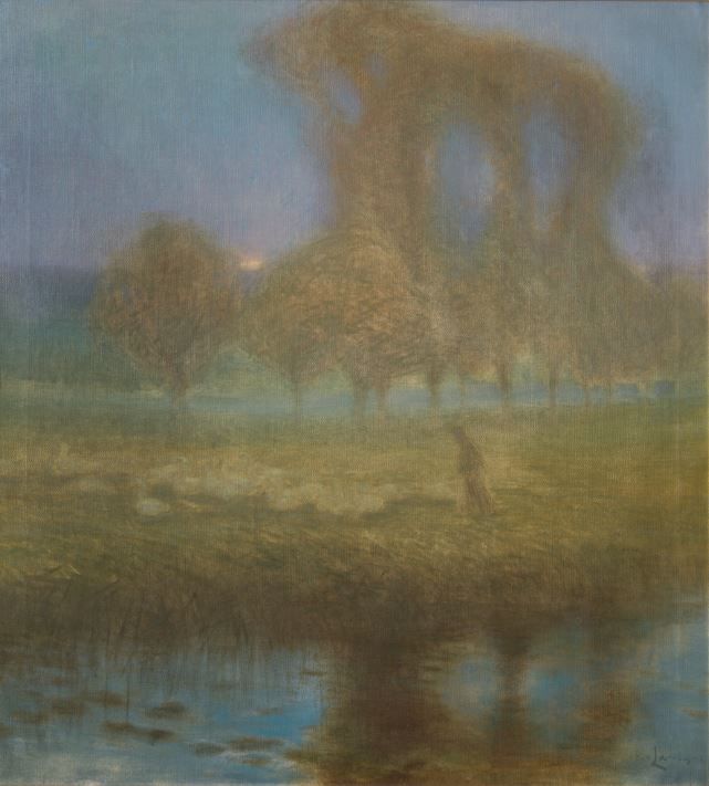 Karel Langer: Husopaska, 1902. | Foto: Severočeská galerie výtvarného umění