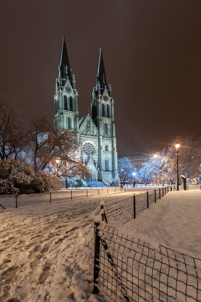 Pohled na kostel sv. Ludmily. | Foto: Jaroslav Winter