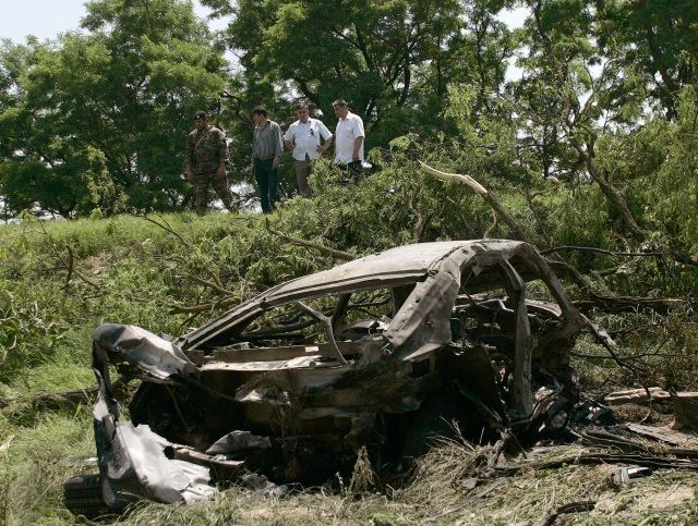 Podle prezidentova mluvčího je právě toto vůz, který Jevkurov používal. | Foto: Reuters